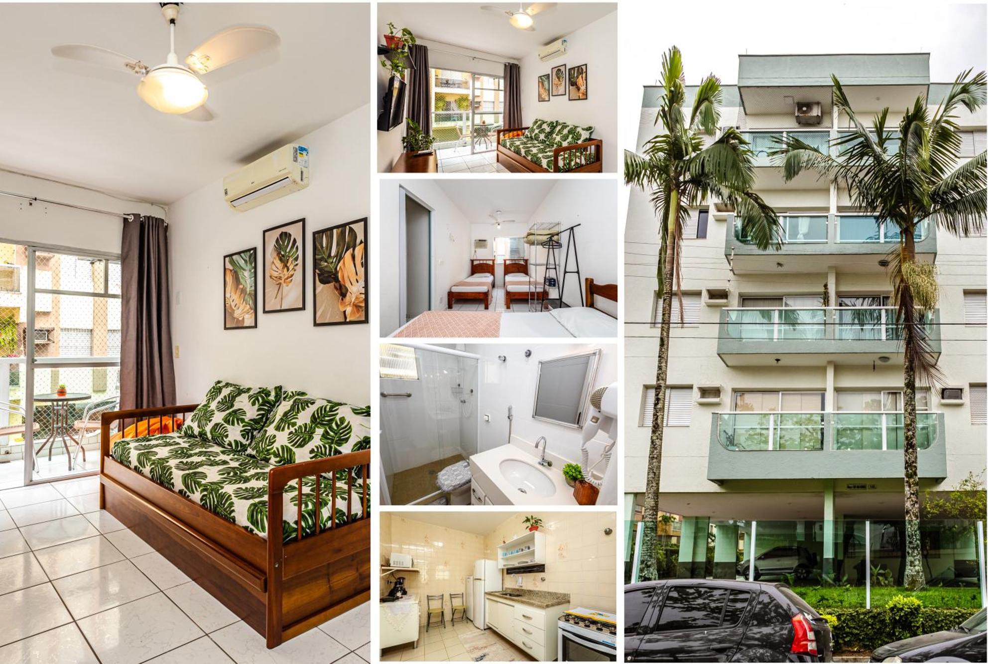 גוארויה Apto Na Enseada Excelente Localizacao, 500M Da Praia, Garagem, Ar Condicionado Portaria 24 Horas מראה חיצוני תמונה